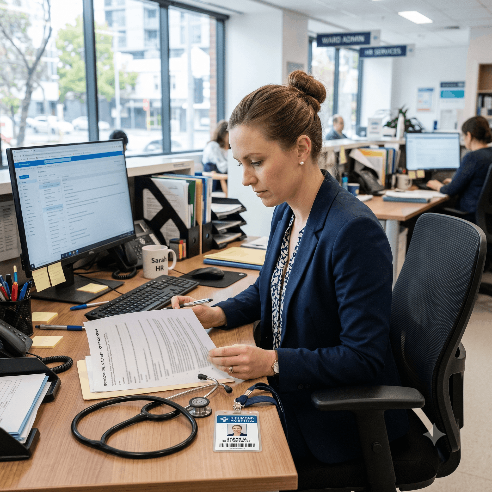 hospital background check